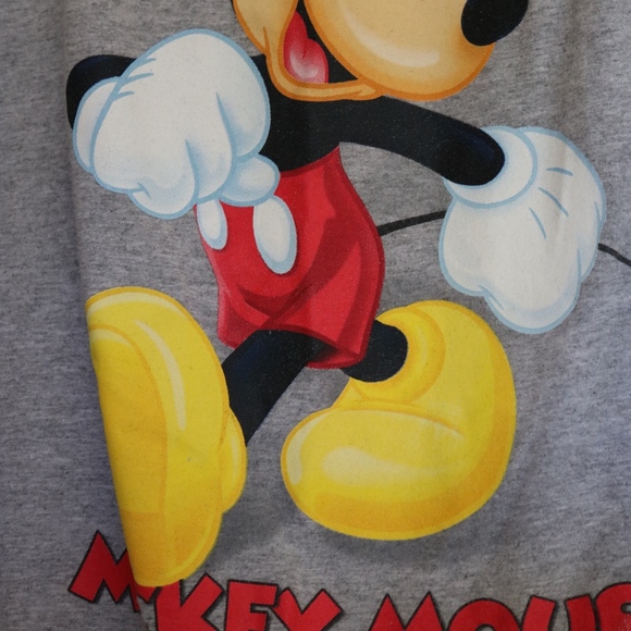 Micky Mouse T-Shirt.  Black and White on the Front - Picture 2 of 3